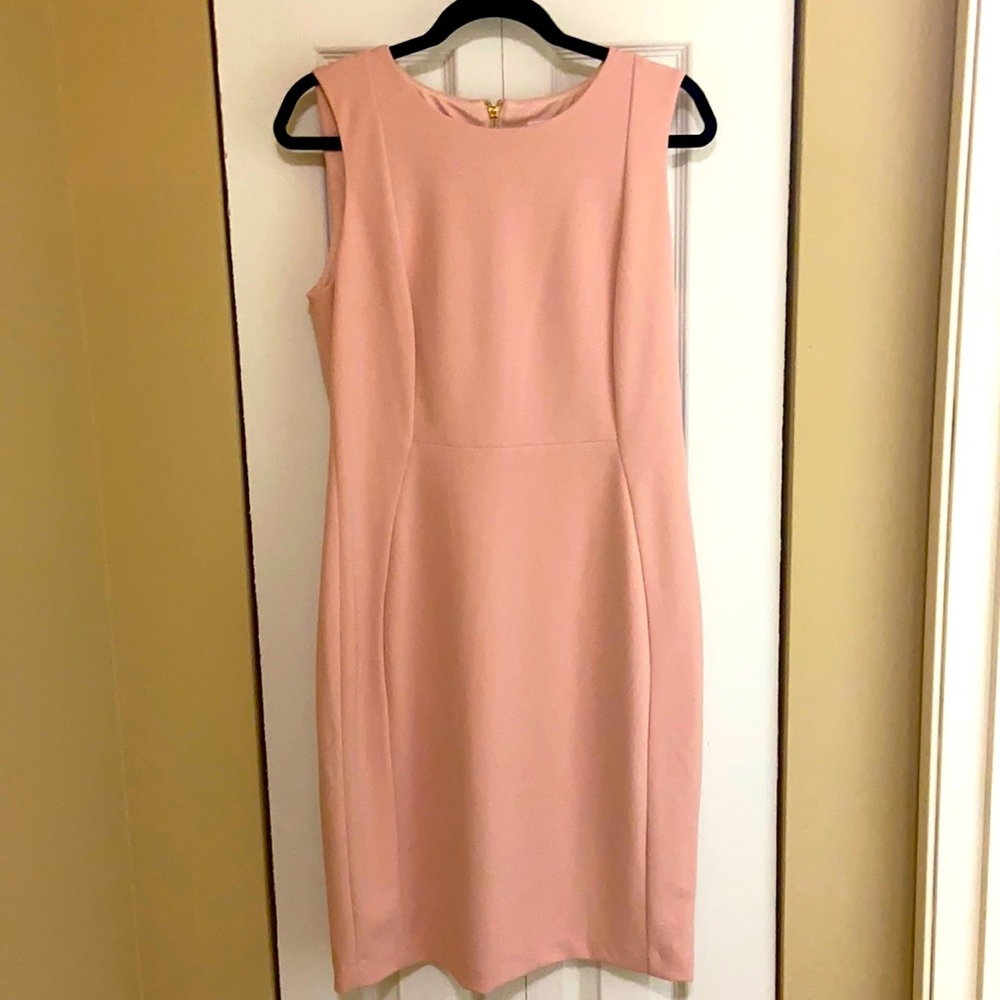 Calvin Klein soft pink dress